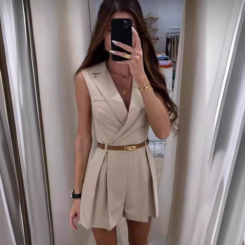 Eleganter Business-Jumpsuit – Temperament Commuter Suit für Damen